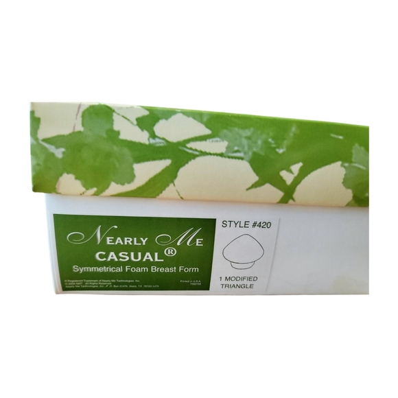 Nearly Me Mastectomy Products Foam Breast Form Prosthesis Size 6 Style #420 - Picture 2 of 5